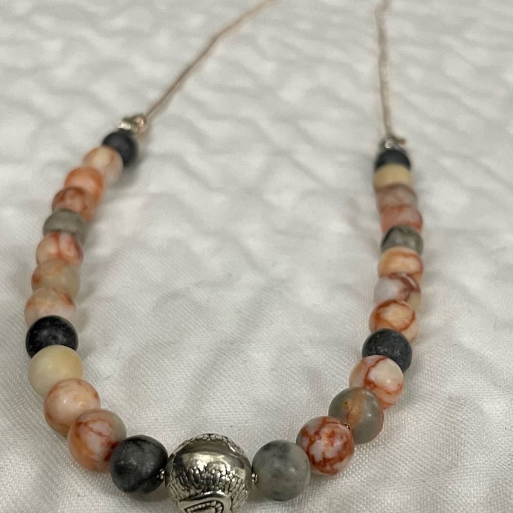 Pink Network & Black Network Necklace